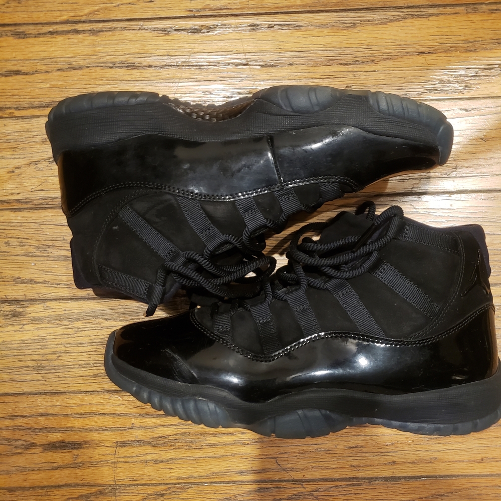 Jordan Black Glossy High-Top Sneakers